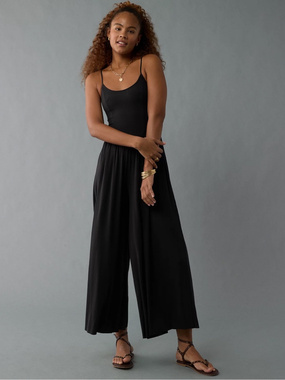 AE Soft & Sexy Wide-Leg Jumpsuit